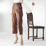 Faux Leather Culotte
