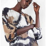 Tiger prints blouse, animal prints blouse, animal print top woman, blouse woman, top friezeit frauen