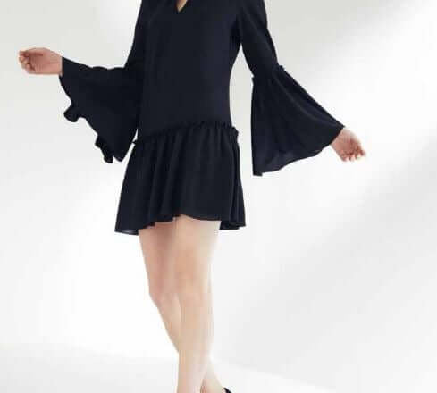 Little Black Dress, flare dress, flare black dress, dress woman,