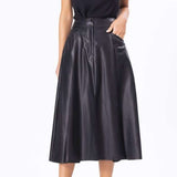 Maxi skirt Leather, Skirt, Leather Skirts, Black Skirt Leather, Brown Skirt, Long Skirt