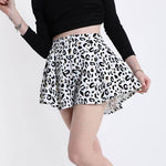 Animal Pattern Shorts, flare shorts, shorts damen
