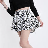 Animal Pattern Shorts, flare shorts, shorts damen
