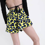 Animal Pattern Shorts, flare shorts, Animal Prints Shorts, flare shorts, shorts damen