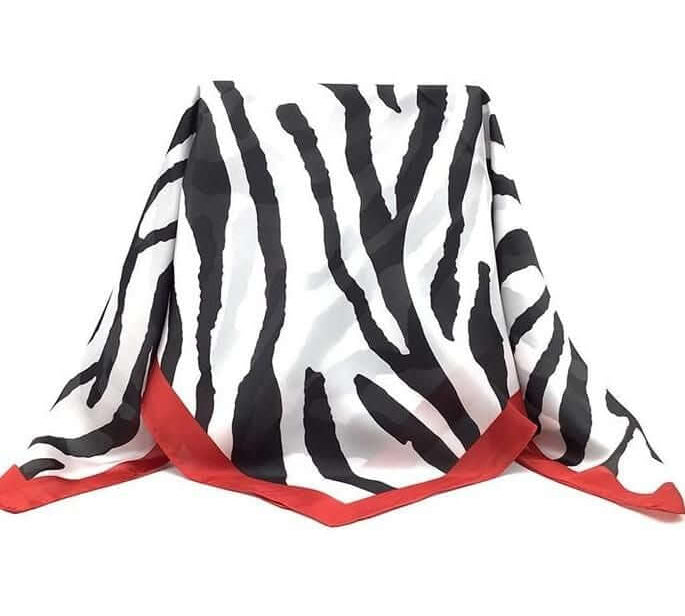 Animal Print Neck Scarf , scarf, neck scarf, neckerchief