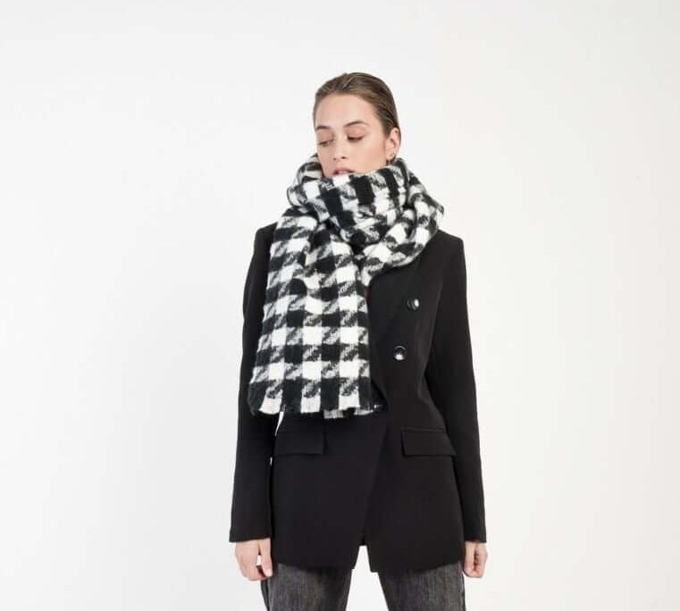 check print scarf, winter scarf, long scarves women, thick scarves