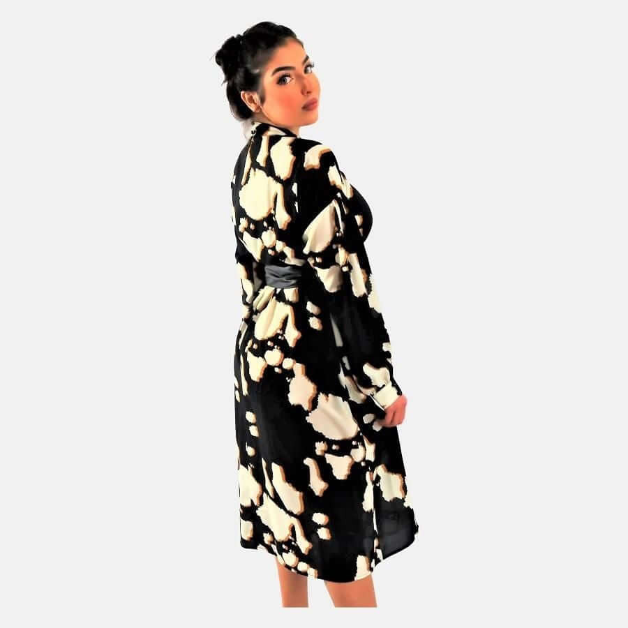 Cloud Dress with Leather Belt JASPER