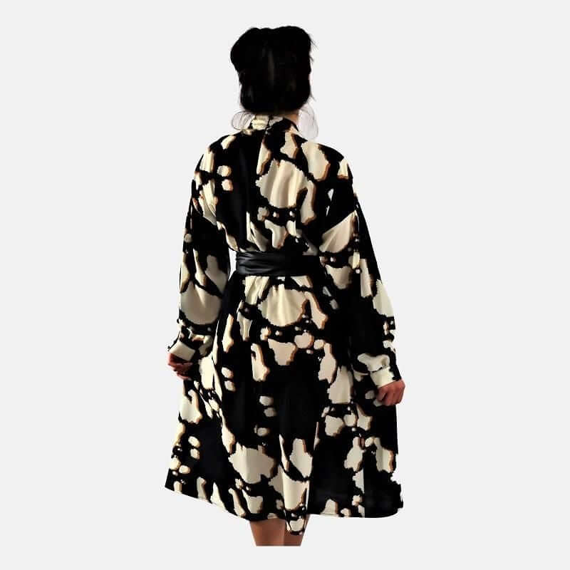 Cloud Dress with Leather Belt JASPER