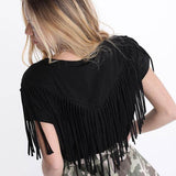 Cotton T-Shirt with Fringes JASPER