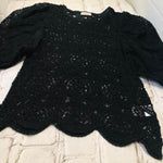 Crochet Puff Sleeves Top JASPER