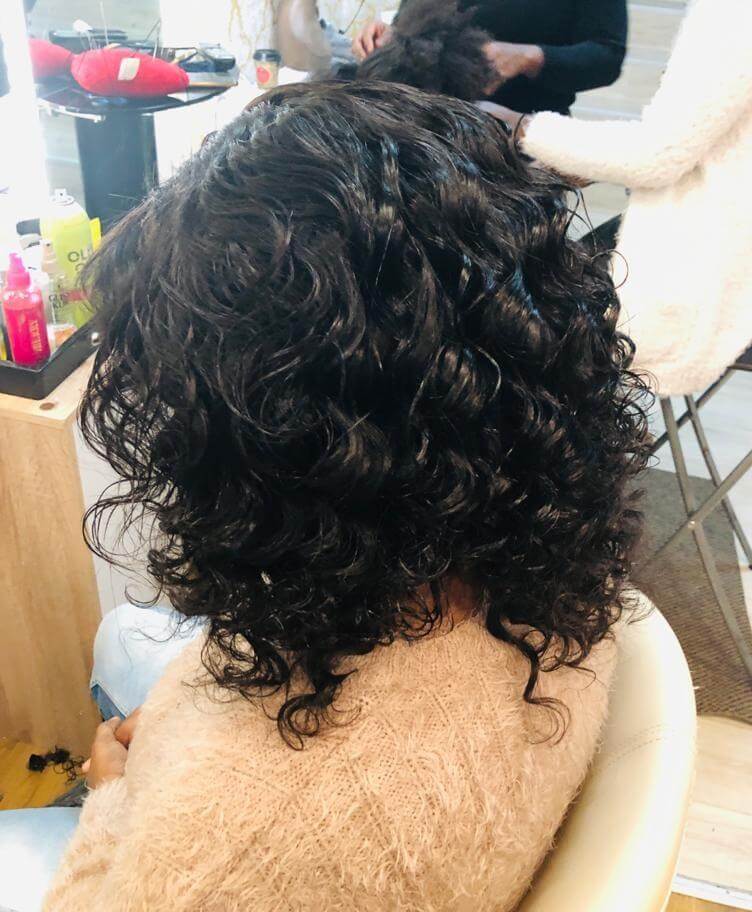 Curly Weave-in Extensions: 25cm/Black JASPER