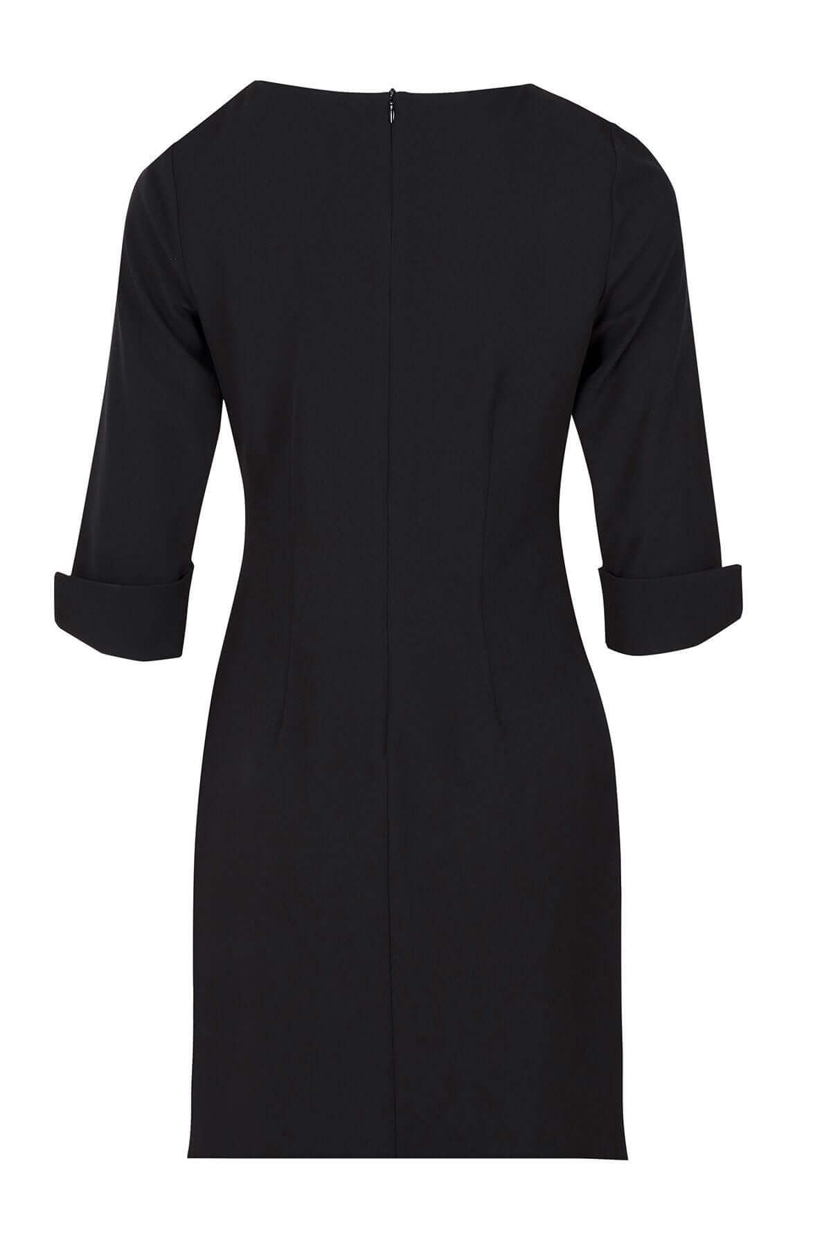 Embroidered Black Dress JASPER