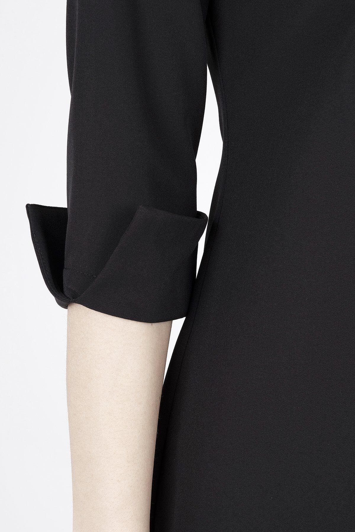 Embroidered Black Dress JASPER