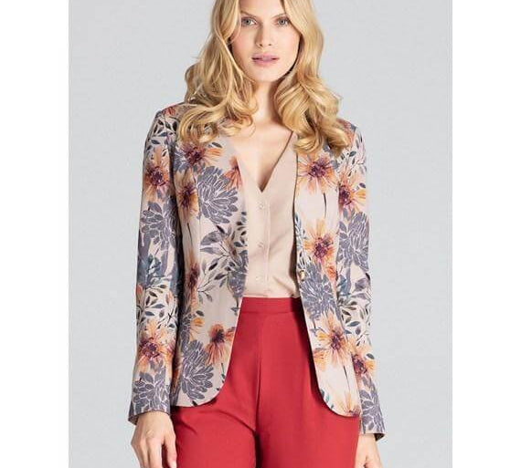 Floral Pattern Blazer