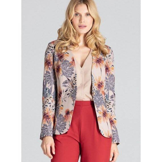 Floral Pattern Blazer