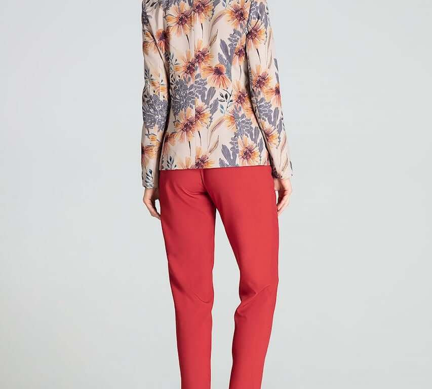 floral pattern blazer
