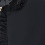 Frills Long Blazer, Blazer woman, blazer black