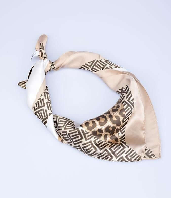 Geometric Print Neck Scarf JASPER