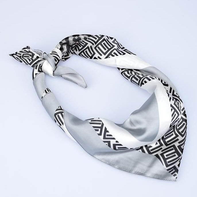 Geometric Print Neck Scarf JASPER