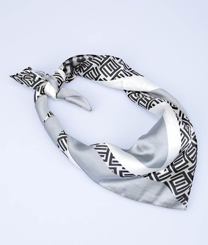 Geometric Print Neck Scarf JASPER