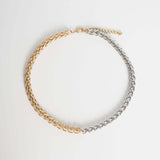 Gold-Silver two tone Necklace