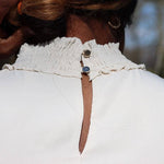 Halter Gathers-Neck Blouse 