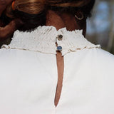 Halter Gathers-Neck Blouse 