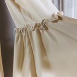 Halter Gathers-Neck Blouse 