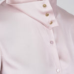 High Neck Shirt , shirt turtleneck, shirt rosa, shirt pink, shirt büro