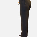 Hugging Business Trousers , Business Trousers, wide leg trousers, pallazzo trousers,black trousers