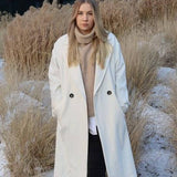 Ivory Wool Coat ,Wool Coat, Ivory Wool Coat, Long Coat, Coat woman, Coat winter, Coat