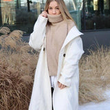 Ivory Wool Coat , Wool Coat, Ivory Wool Coat, Long Coat, Coat woman, Coat winter, Coat