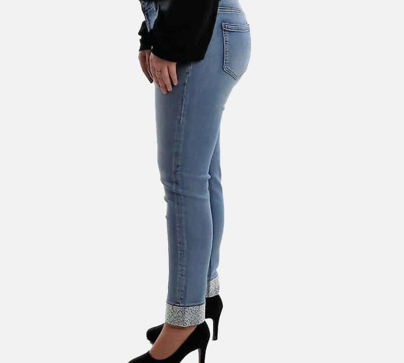 Jeans with Hems Stones JASPER