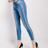 Jeans with Sequence Stripes JASPER