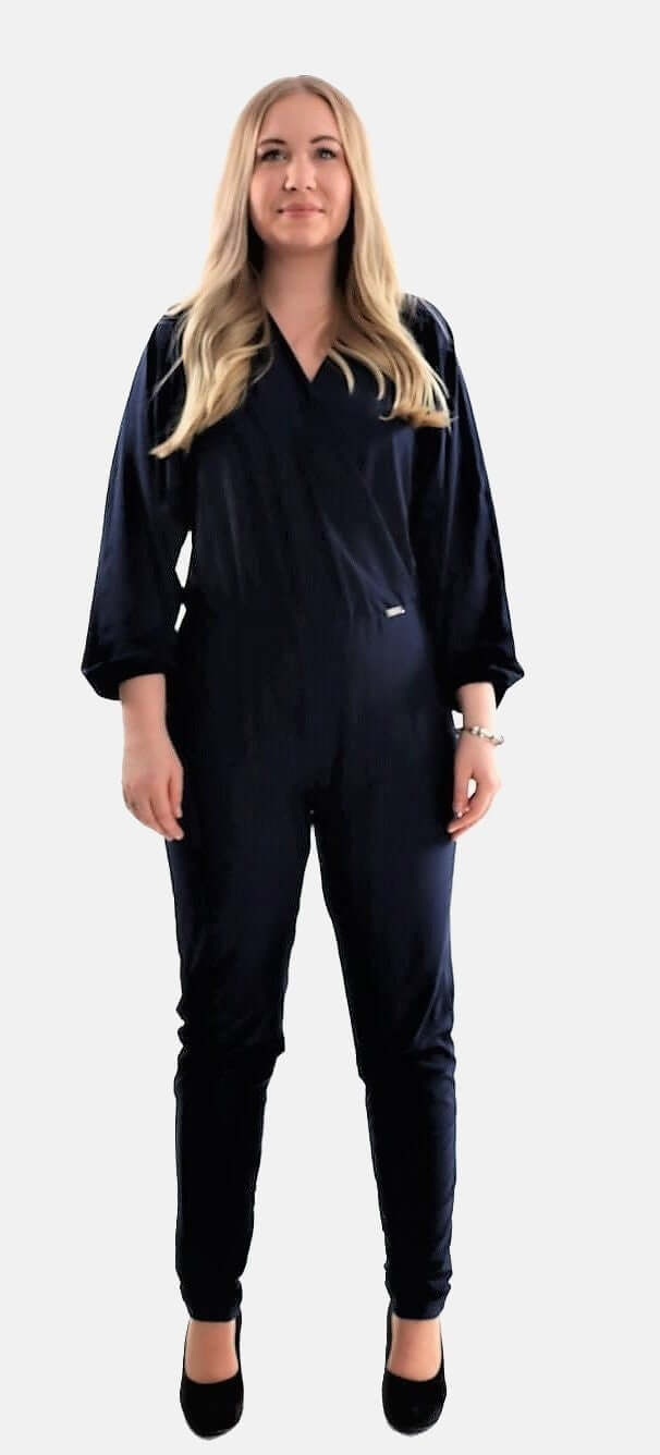 Jumpsuit With Elastic Cuffs Globaltex