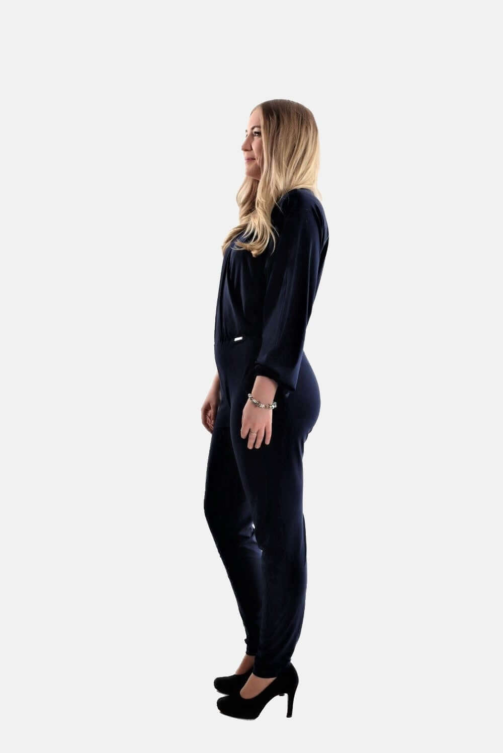Jumpsuit With Elastic Cuffs Globaltex