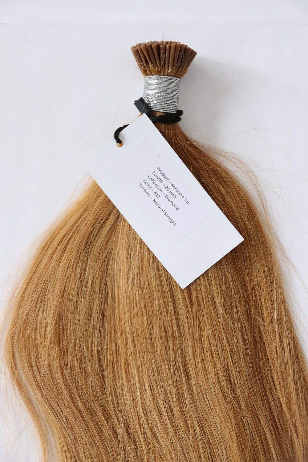 Keratin i-Tips: 50cm/Golden Brown JASPER
