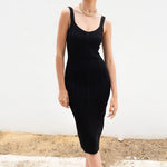 knit bodycon dress black, bodycon dress woman