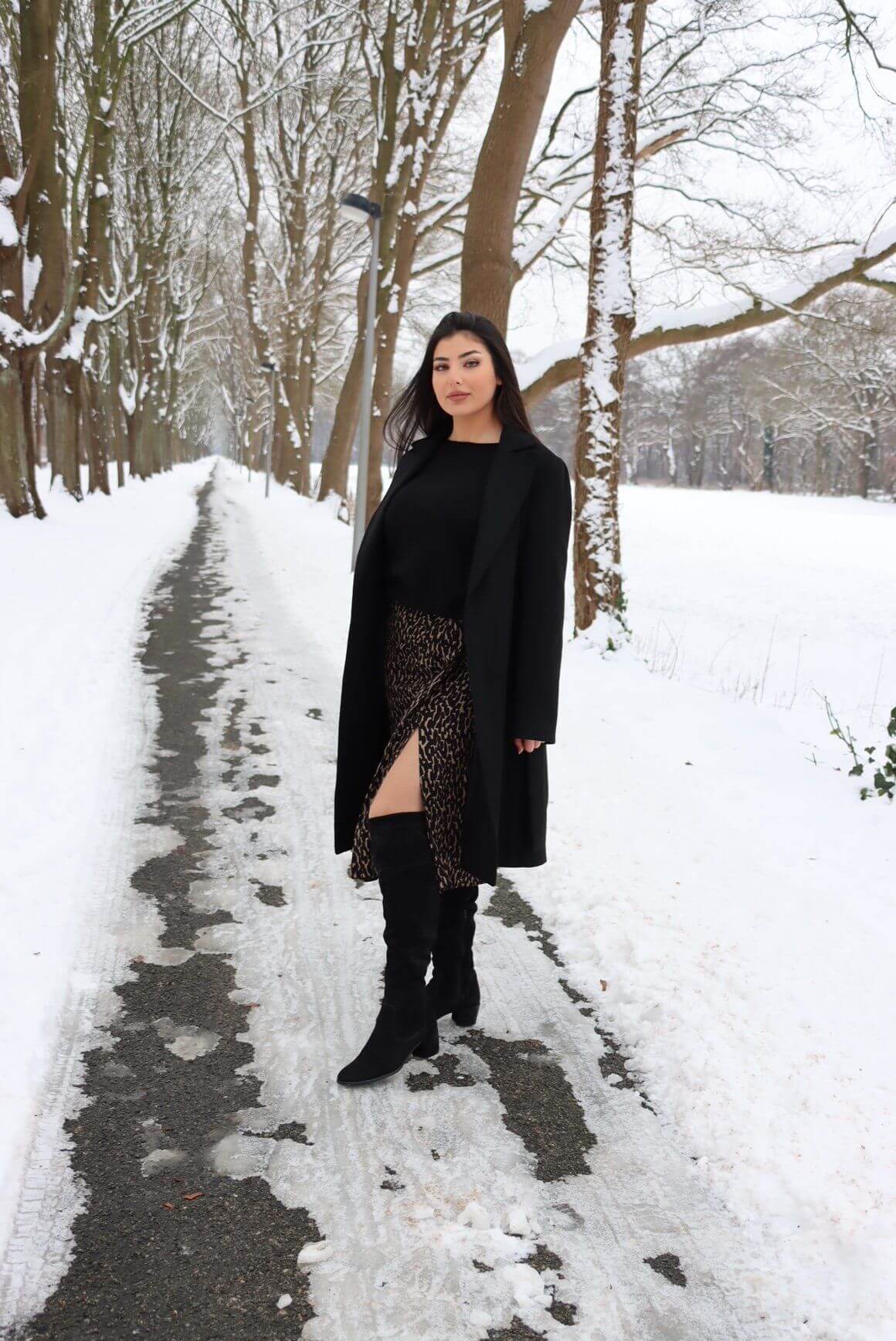 Lapel Wool Coat , Coat, Wool Coat, Black Coat, Coat Woman, Wool Coat with Belt