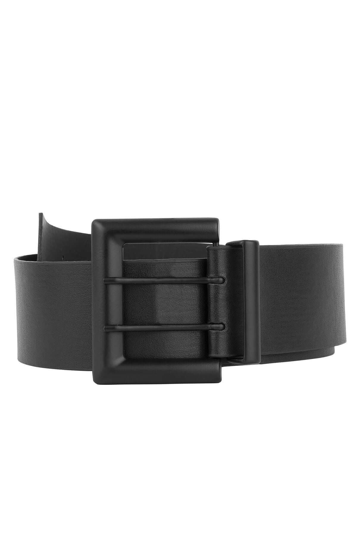 Leather Belt , Black Leather Belt, black belt, leather belt, belt with square buckle