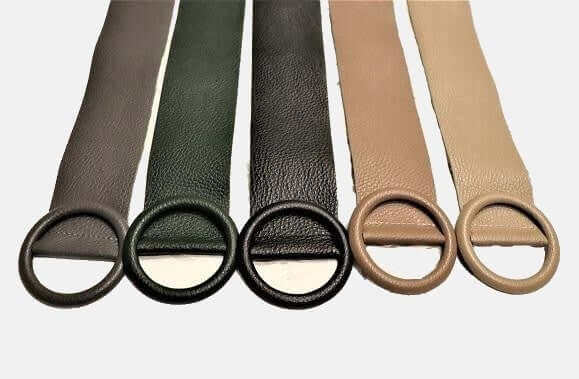 Leather Broad Belt, Leather Broad Belt, leather belt with round buckle, Belt Woman