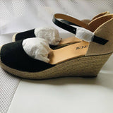 Leather Strap Wedges,Leather Strap Wedges, Espadrilles, Wedges Shoes, Espadrille Woman