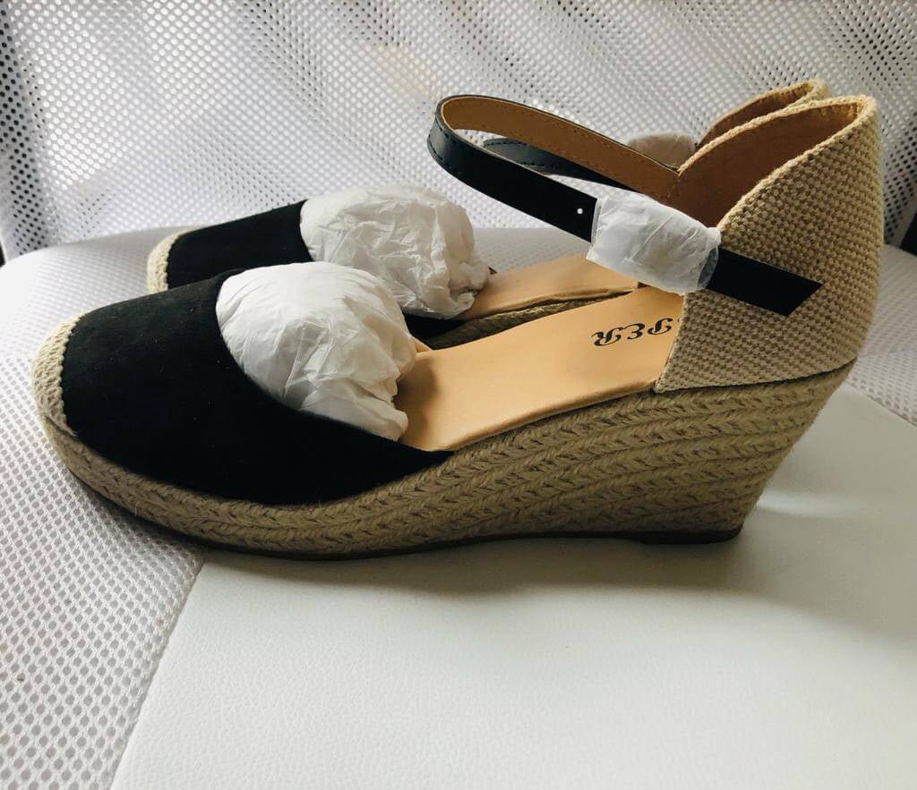 Leather Strap Wedges,Leather Strap Wedges, Espadrilles, Wedges Shoes, Espadrille Woman