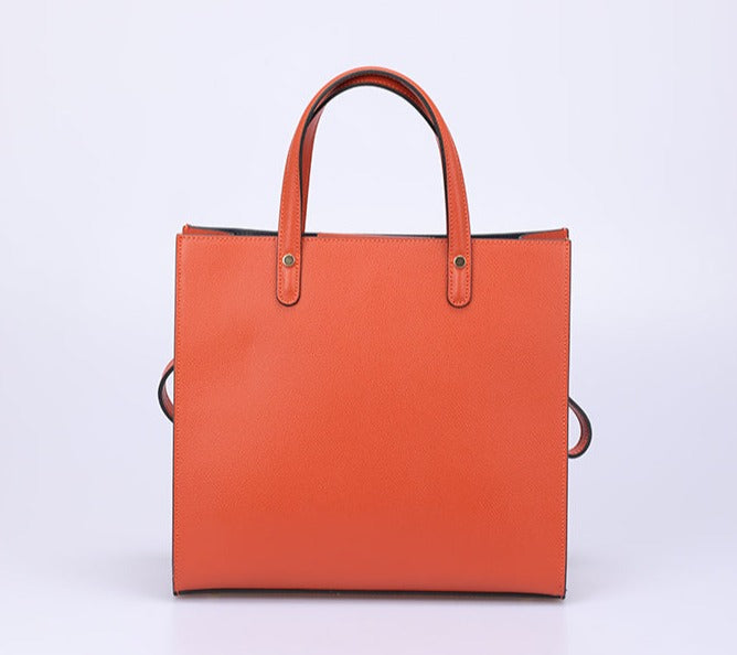 Leather Bag with Shoulders Strap