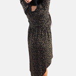 Leo Print Dress,Leo Print Dress, Animal prints dress, midi dress, party dress, Dress