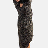 Leo Print Dress,Leo Print Dress, Animal prints dress, midi dress, party dress, Dress