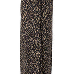 Leo Print Skirt, Leo Print Skirt, leo pattern skirt with slit, Skirt Woman, Skirt black