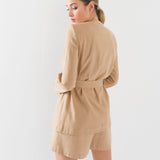 Linen Jacket with Belt