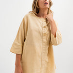 linen shirt brown woman, linen brown shirt damen, linen hemd damen braun, linen shirt, linen hemd,, line oversize shirt brown women