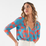 Palm Leaves Print Bodysuit