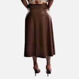 Maxi Leather skirt ,Maxi skirt Leather, Skirt, Leather Skirts, Black Skirt Leather, Brown